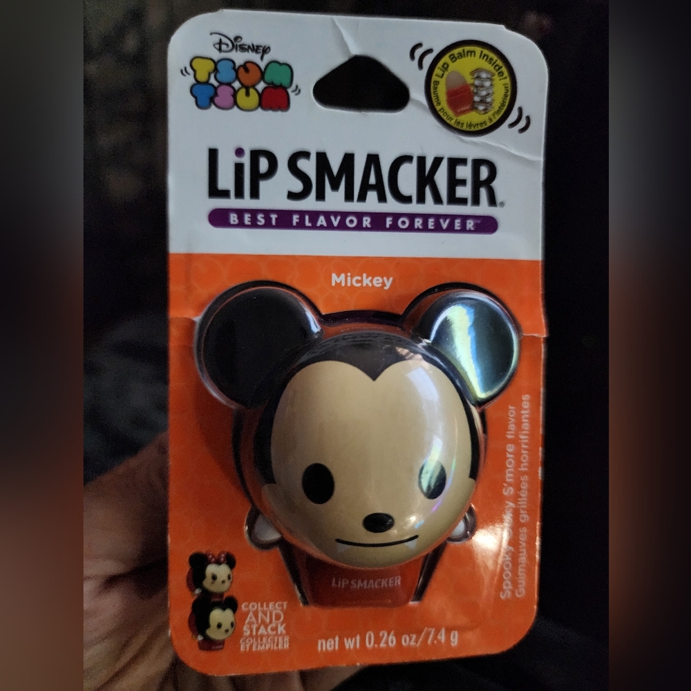MICKEY Disney Tsum Tsum Lip Smacker Spooky Ooky S'more flavor